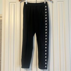 Golden Goose Black Pleated Pull On‎ Star Pants Size 10